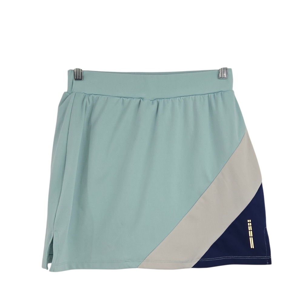 PBX Pro Skort Women Medium Blue Colorblock Athletic Tennis Golf Pickleball Skirt